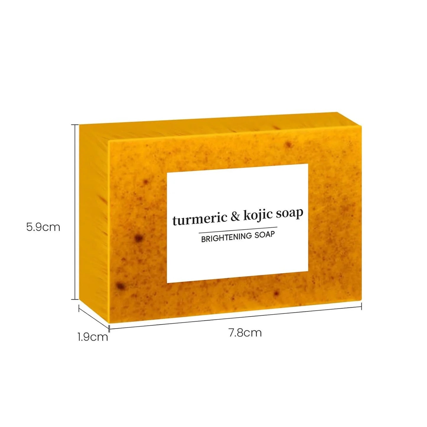 Gzwccvsn 3PCS Turmeric Soap Bar, Organic Turmeric Soap for Dark Spots & Acne, for Hyperpigmentation, Smooth Skin, All Natural Turmeric Soap Bar, Deep Cleansing Turmeric Soap