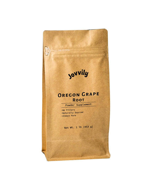 Jovvily Oregon Grape Root Powder - 1 lb - Single Ingredient Herbal Supplement