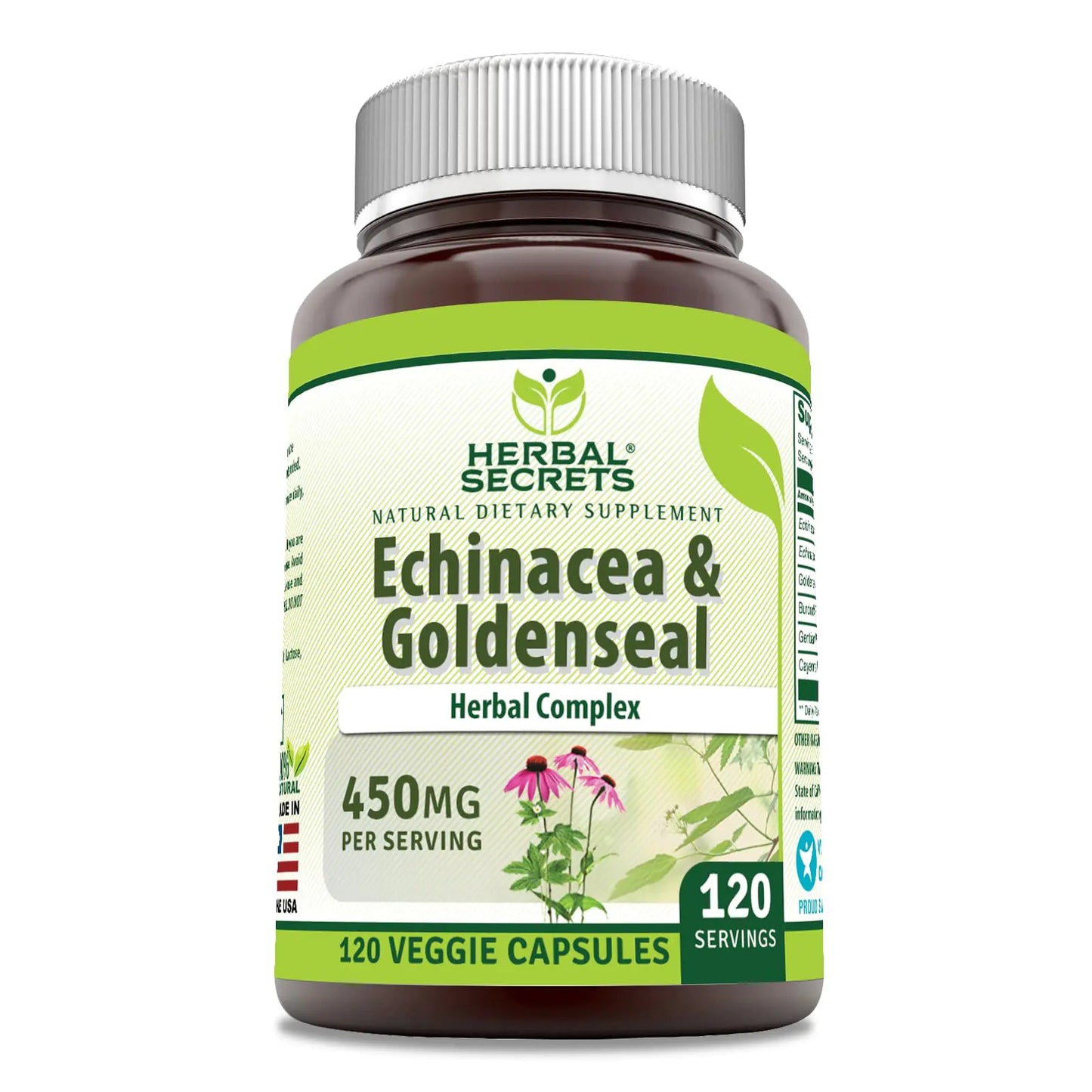 Echinacea & Goldenseal Root 450 Mg